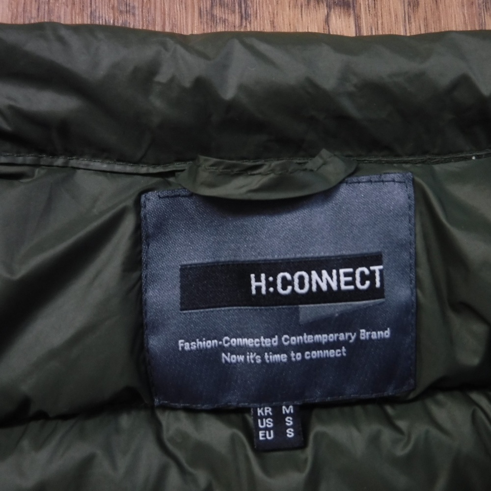 H:Connect Moss Khaki Color Snap Button Up Long Sl… - image 3